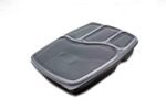 Amatraa Reusable 4-Compartment XL Meal Box with Lid - Image 2