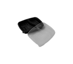 Amatraa Reusable 2-Compartment Meal Box with Lid