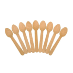 Amatraa 140MM Disposable Wooden Spoons – Pack of 100