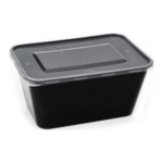Amatraa Rectangular Food Container with Lid – 1000ML Pack of 50