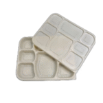 Amatraa Reusable 8-Compartment Bio-Degradable Meal Box with Lid