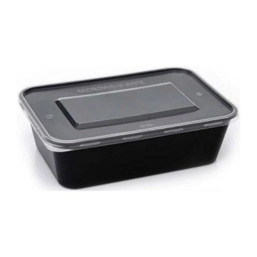 Untitled design (74) Amatraa Rectangular Food Container with Lid – 650ML Pack of 50 - Image 1