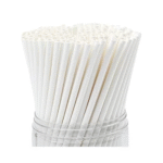 Amatraa 10MM x 9" Paper Straws – Single Pack, 300GSM, Pack of 100