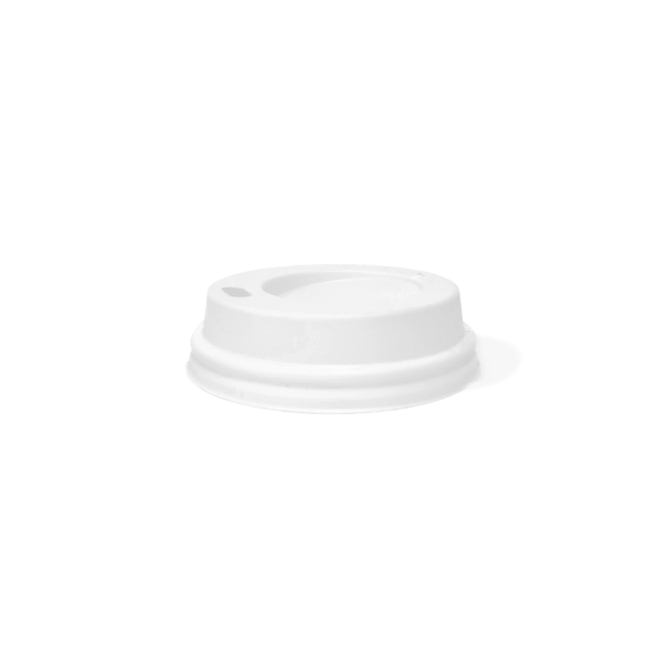 Amatraa White Paper Cup Lid – 360/480/550ml (Plain 90mm)