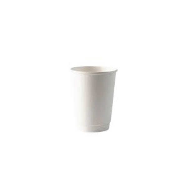 Amatraa Double Wall White Paper Cup – 240ml / 8oz
