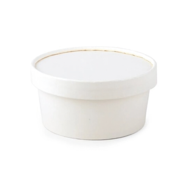 Amatraa White Food Paper Dip Cup – 125ml