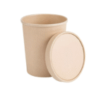 Amatraa Kraft Paper Food Container – 1000ml with lid (Pack of 50)