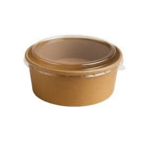 Amatraa Kraft Paper Food Container – 750ml with lid (Pack of 50)