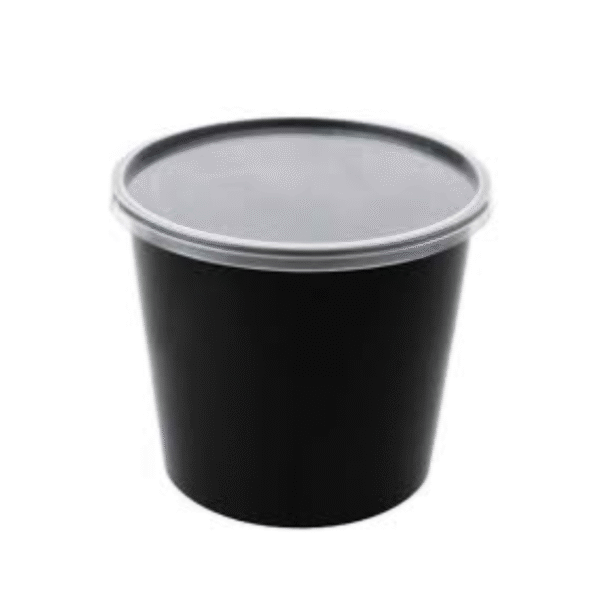 Amatraa Round Food Containers – 1200 ml, With Lid, Pack of 50
