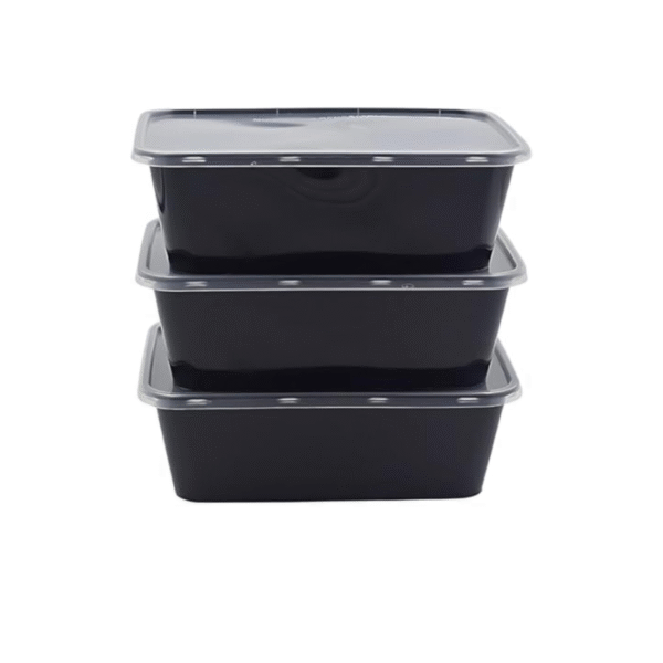 Amatraa Rectangular Food Containers – 500 ml, Pack of 50