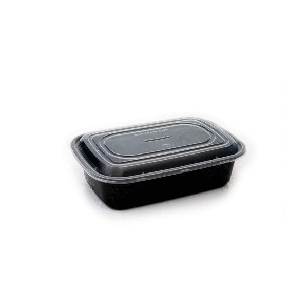 Amatraa Rectangular Food Containers – 1250 ml, Pack of 50